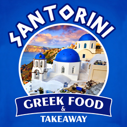Santorini logo.